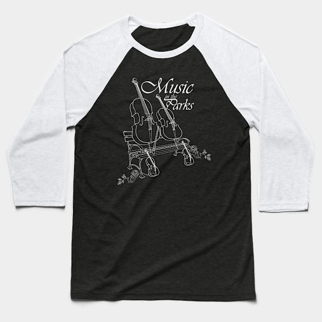 Music in the parks Baseball T-Shirt by marecki